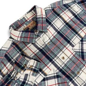Big Mac Shirt Mens XL Multicolor Vintage Plaid‎ Flannel Long Sleeve Workwear
